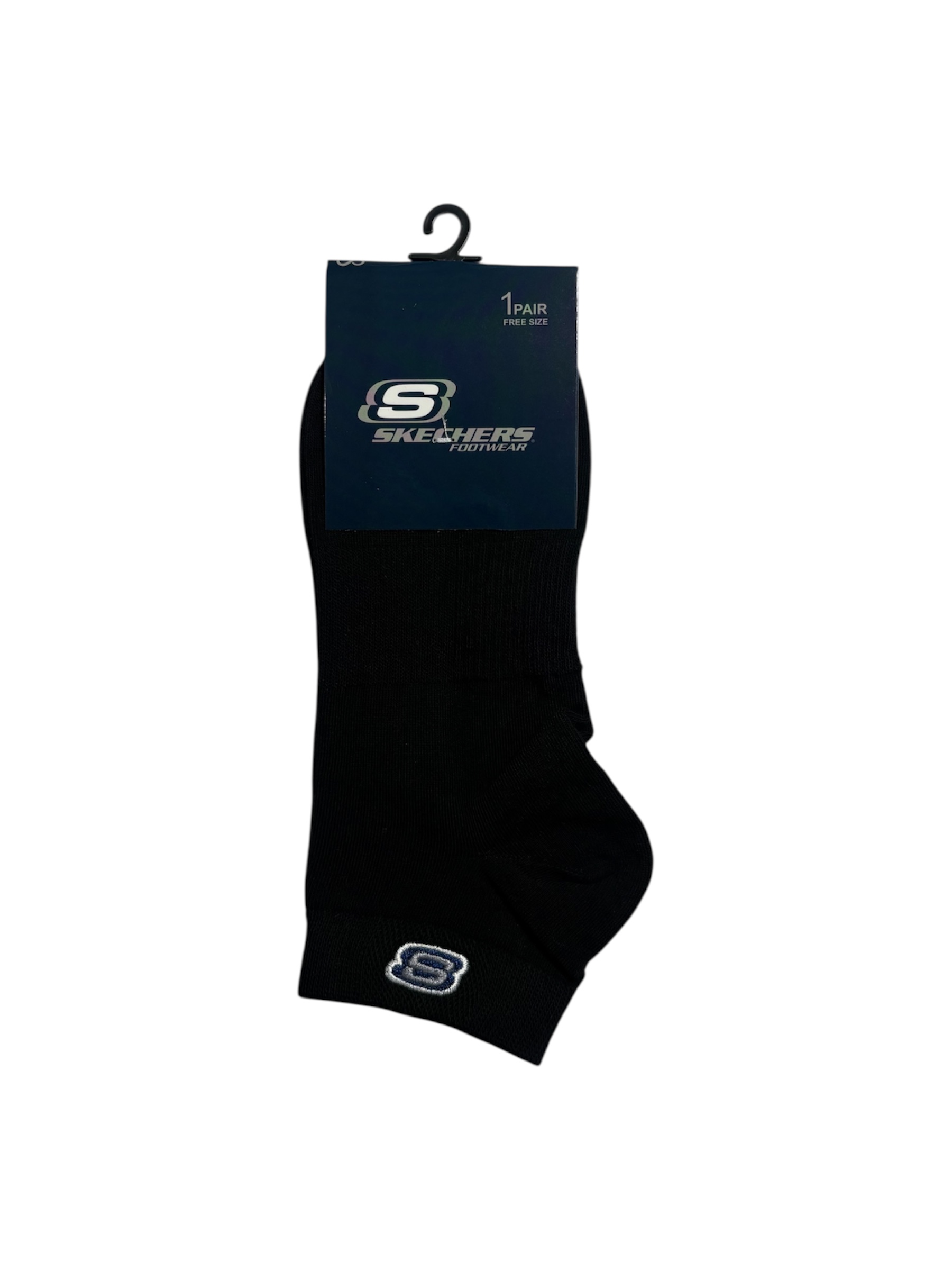 جوراب اسپرت نخ پنبه درجه یک مچی مردانه گلدوزی SKECHERS