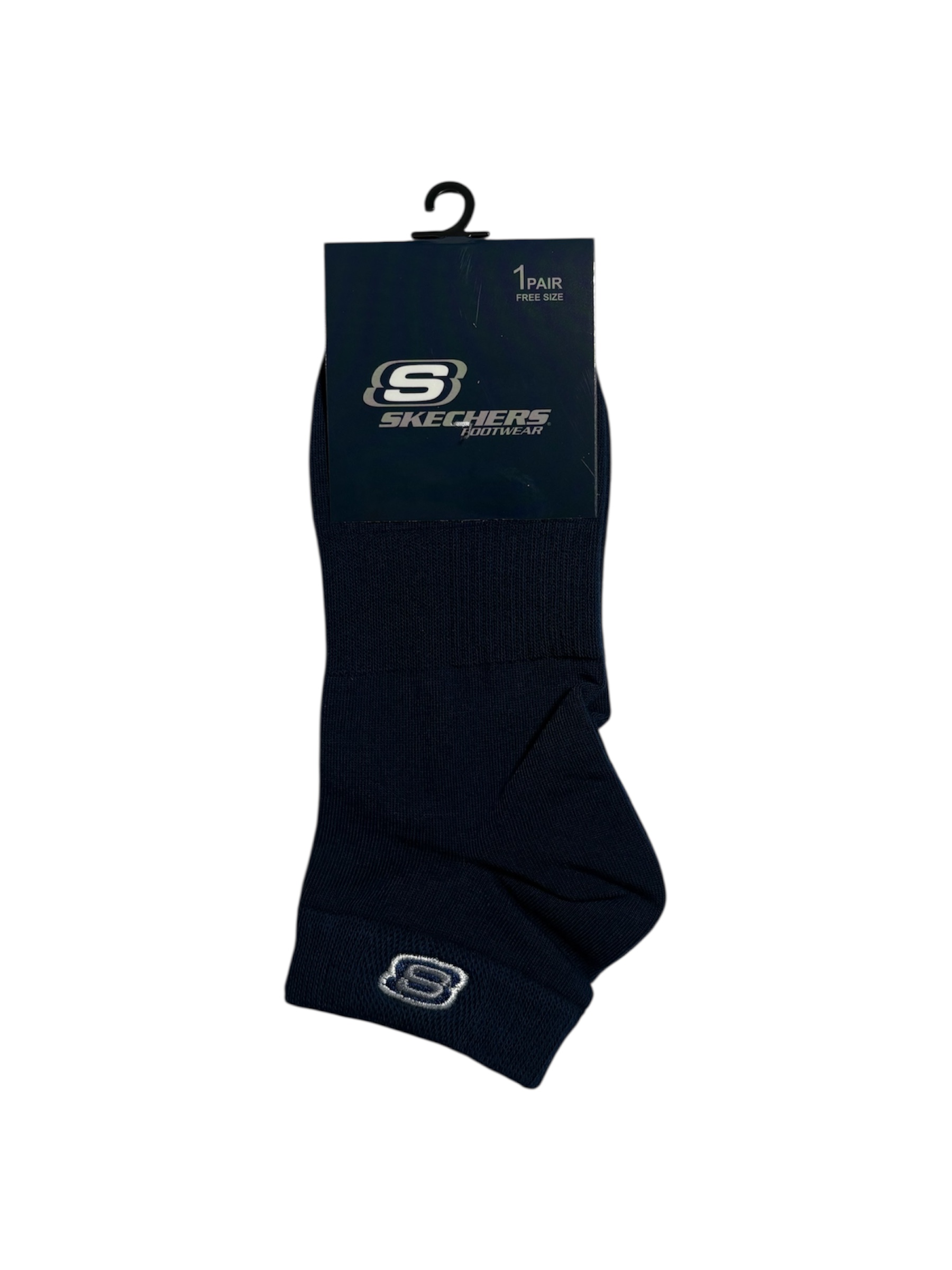 جوراب اسپرت نخ پنبه درجه یک مچی مردانه گلدوزی SKECHERS