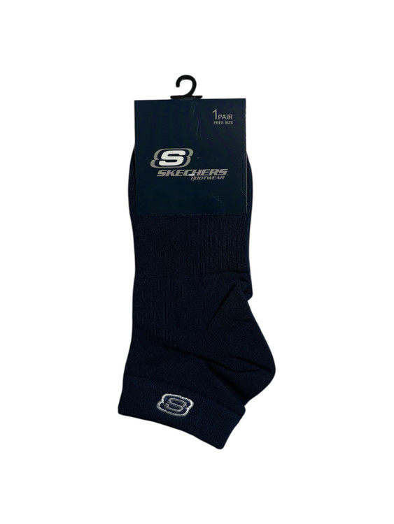 جوراب اسپرت نخ پنبه درجه یک مچی مردانه گلدوزی SKECHERS