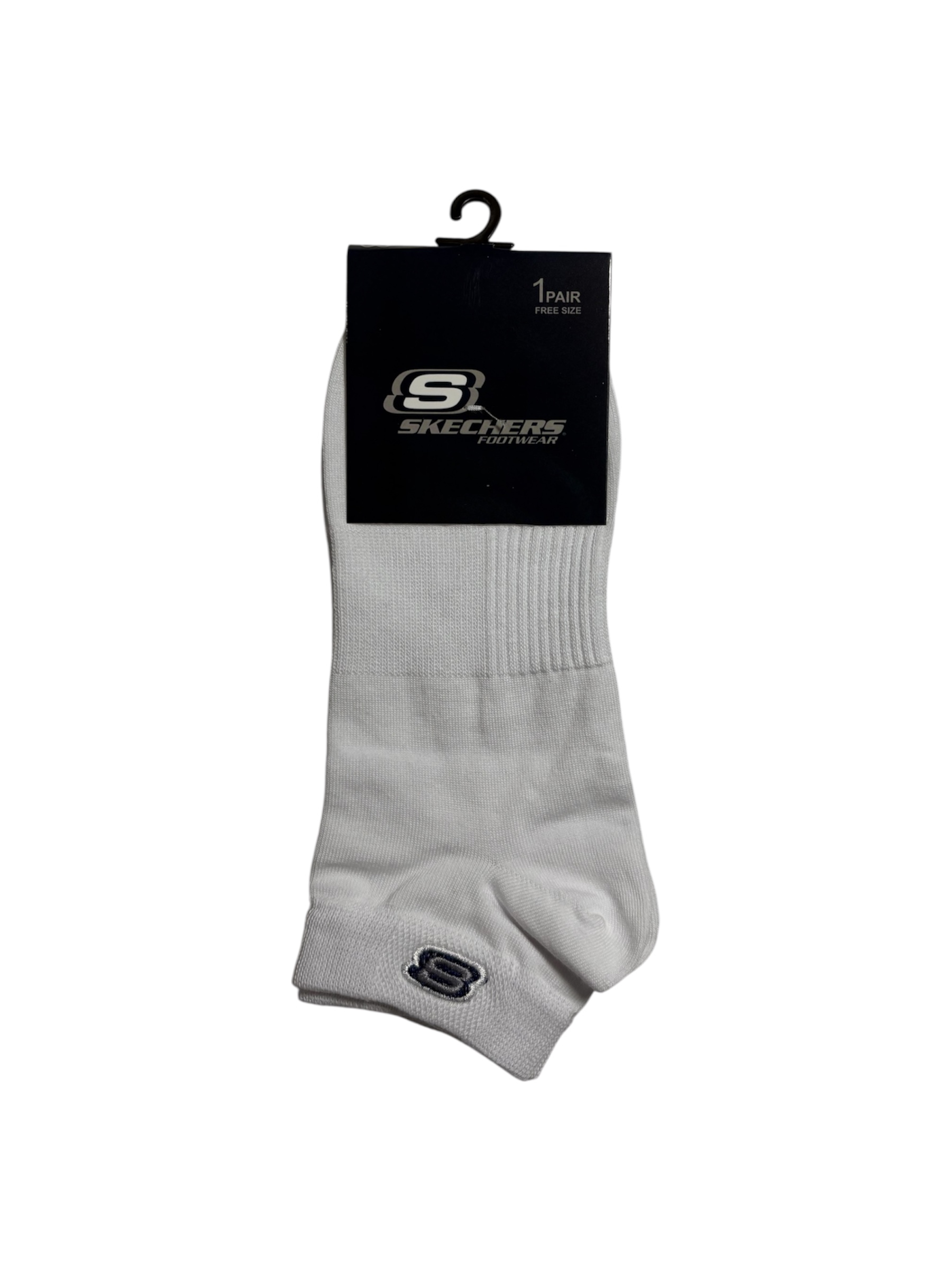 جوراب اسپرت نخ پنبه درجه یک مچی مردانه گلدوزی SKECHERS