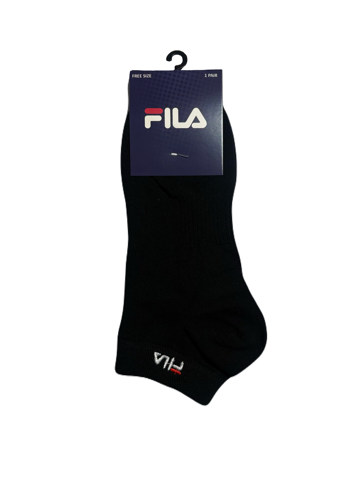 جوراب اسپرت نخ پنبه درجه یک مچی مردانه گلدوزی FILA