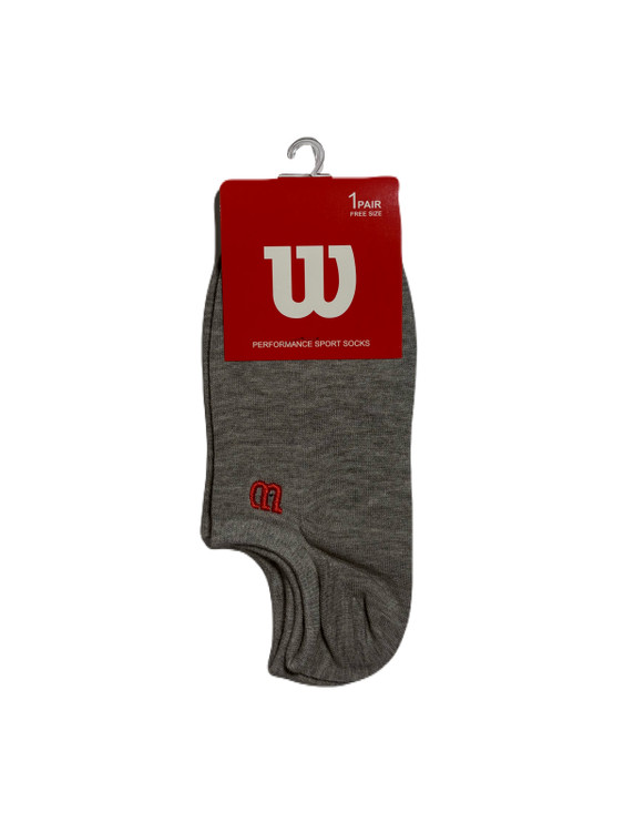 جوراب اسپرت نخ پنبه درجه یک زیرقوزکی مردانه گلدوزی Wilson