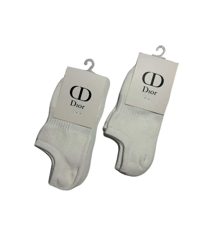 جوراب اسپرت نخ پنبه حوله ای زیرقوزکی زنانه Dior