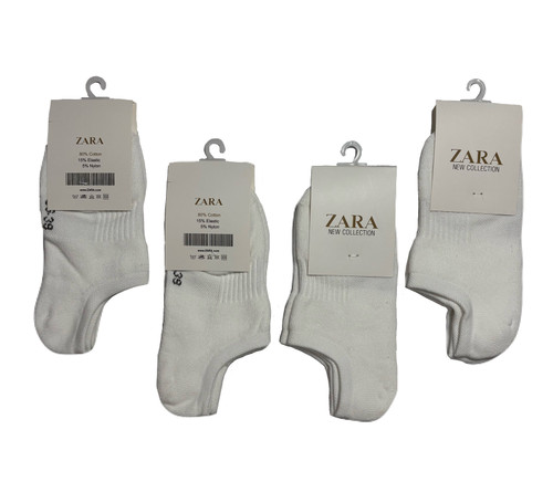 جوراب اسپرت نخ پنبه حوله ای زیرقوزکی زنانه ZARA