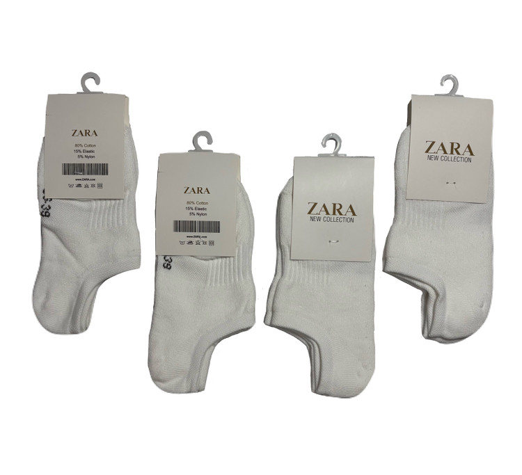 جوراب اسپرت نخ پنبه حوله ای زیرقوزکی زنانه ZARA