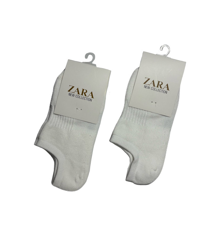 جوراب اسپرت نخ پنبه حوله ای زیرقوزکی زنانه ZARA