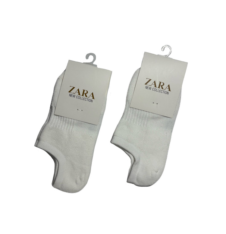 جوراب اسپرت نخ پنبه حوله ای زیرقوزکی زنانه ZARA