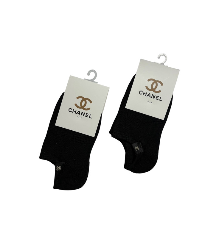 جوراب اسپرت نخ پنبه حولهای زیرقوزکی زنانه CHANEL