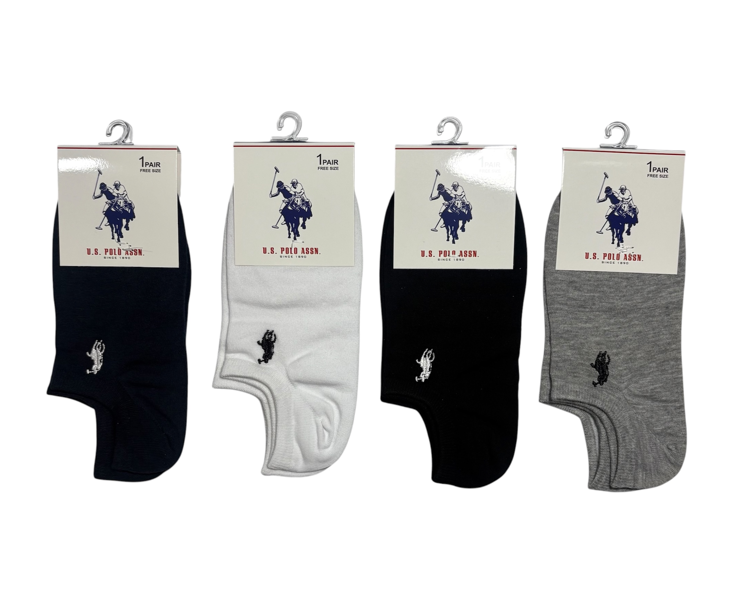جوراب اسپرت نخ پنبه درجه یک زیرقوزکی مردانه گلدوزی POLO
