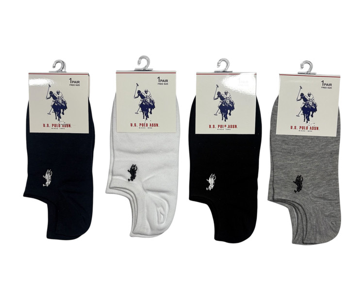 جوراب اسپرت نخ پنبه درجه یک زیرقوزکی مردانه گلدوزی POLO