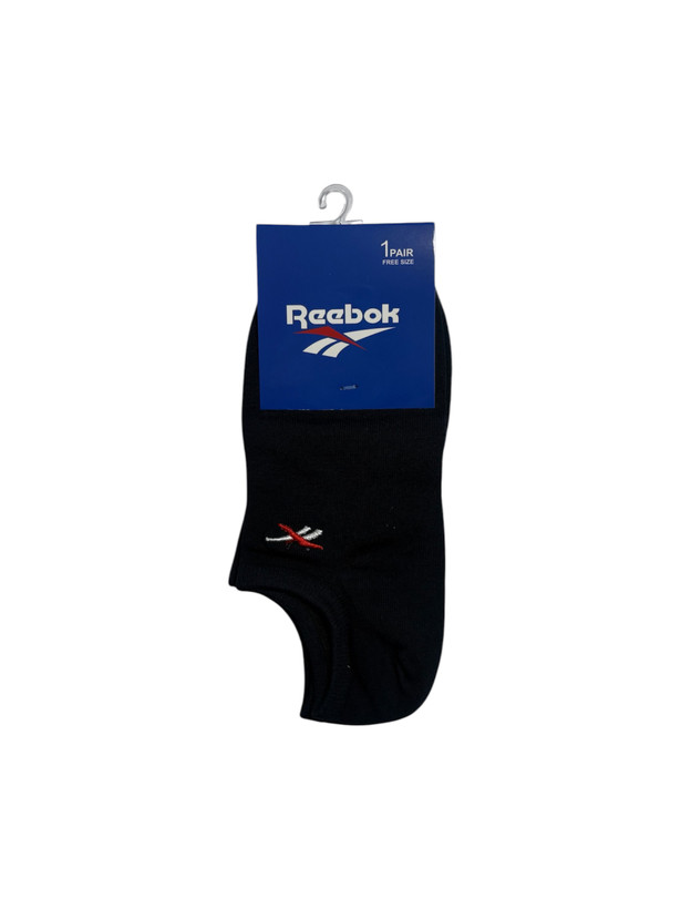 جوراب اسپرت نخ پنبه درجه یک زیرقوزکی مردانه گلدوزی Reebok