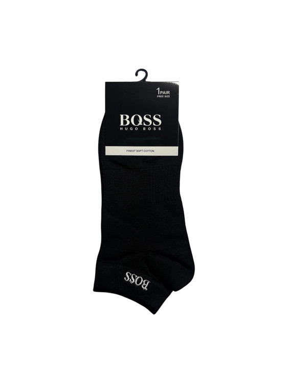 جوراب اسپرت نخ پنبه درجه یک مچی مردانه گلدوزی BOSS