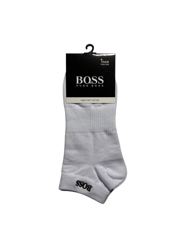 جوراب اسپرت نخ پنبه درجه یک مچی مردانه گلدوزی BOSS
