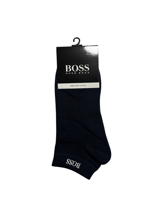 جوراب اسپرت نخ پنبه درجه یک مچی مردانه گلدوزی BOSS