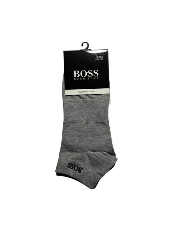 جوراب اسپرت نخ پنبه درجه یک مچی مردانه گلدوزی BOSS