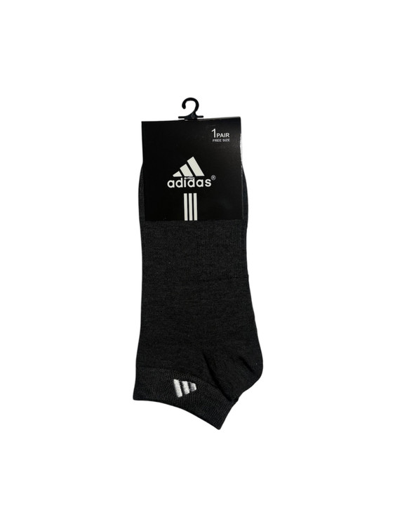 جوراب اسپرت نخ پنبه درجه یک مچی مردانه گلدوزی adidas