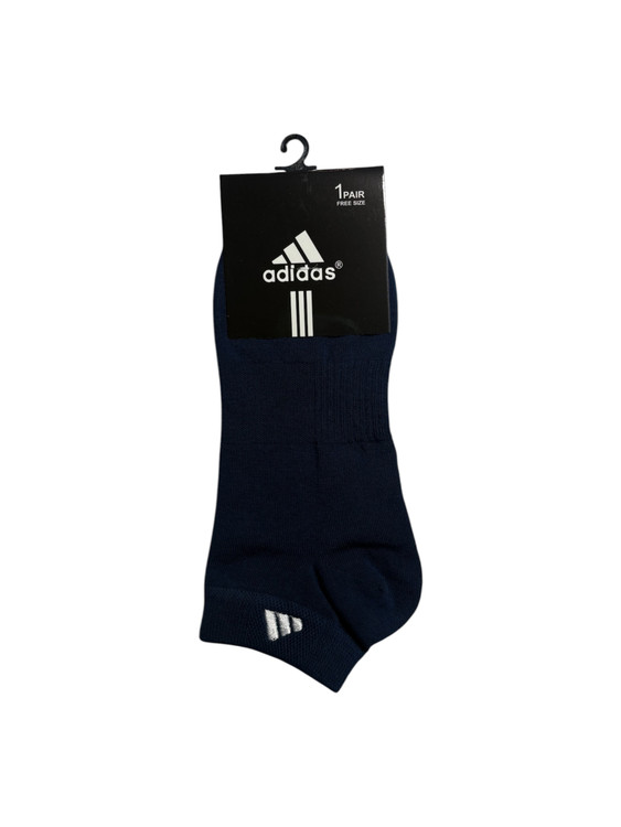 جوراب اسپرت نخ پنبه درجه یک مچی مردانه گلدوزی adidas