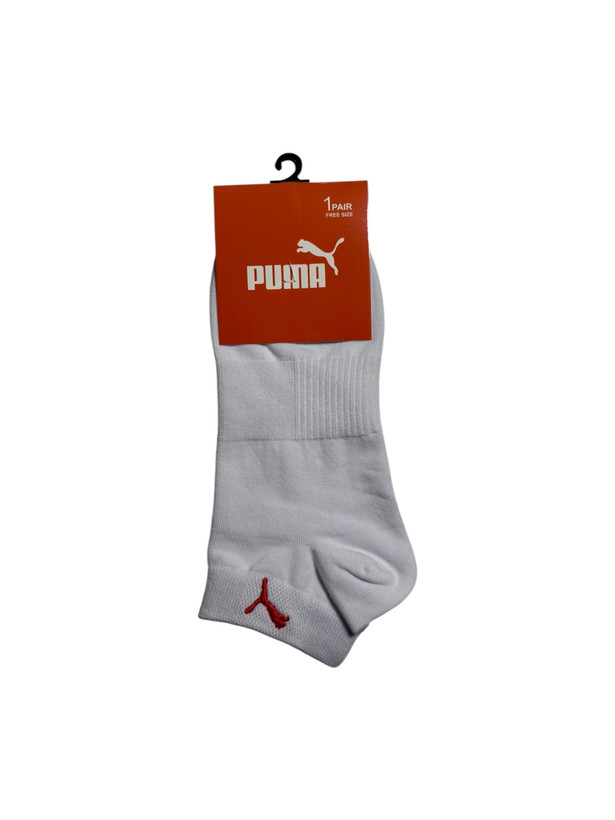 جوراب اسپرت نخ پنبه درجه یک مچی مردانه گلدوزی PUMA