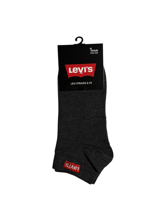 جوراب اسپرت نخ پنبه درجه یک مچی مردانه گلدوزی LEVI'S