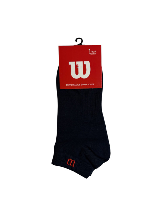 جوراب اسپرت نخ پنبه درجه یک مچی مردانه گلدوزی Wilson