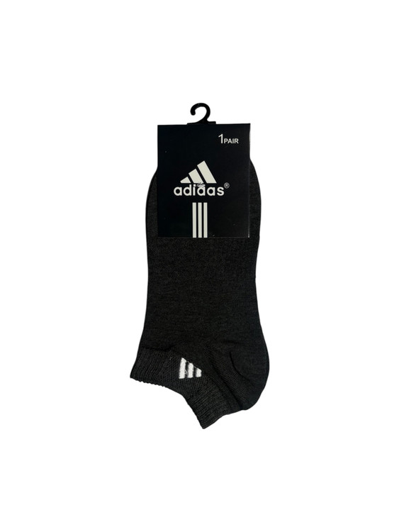 جوراب اسپرت نخ پنبه درجه یک مچی زنانه گلدوزی adidas