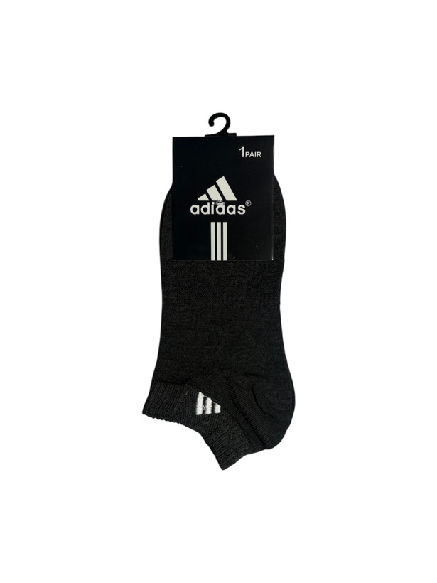 جوراب اسپرت نخ پنبه درجه یک مچی زنانه گلدوزی adidas