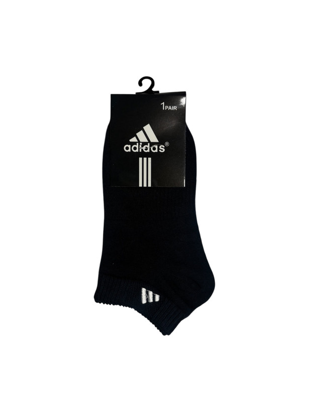 جوراب اسپرت نخ پنبه درجه یک مچی زنانه گلدوزی adidas