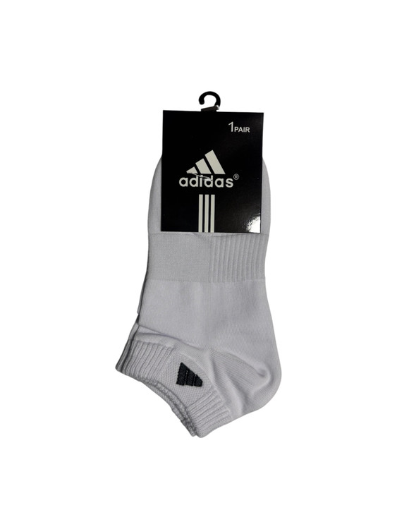 جوراب اسپرت نخ پنبه درجه یک مچی زنانه گلدوزی adidas