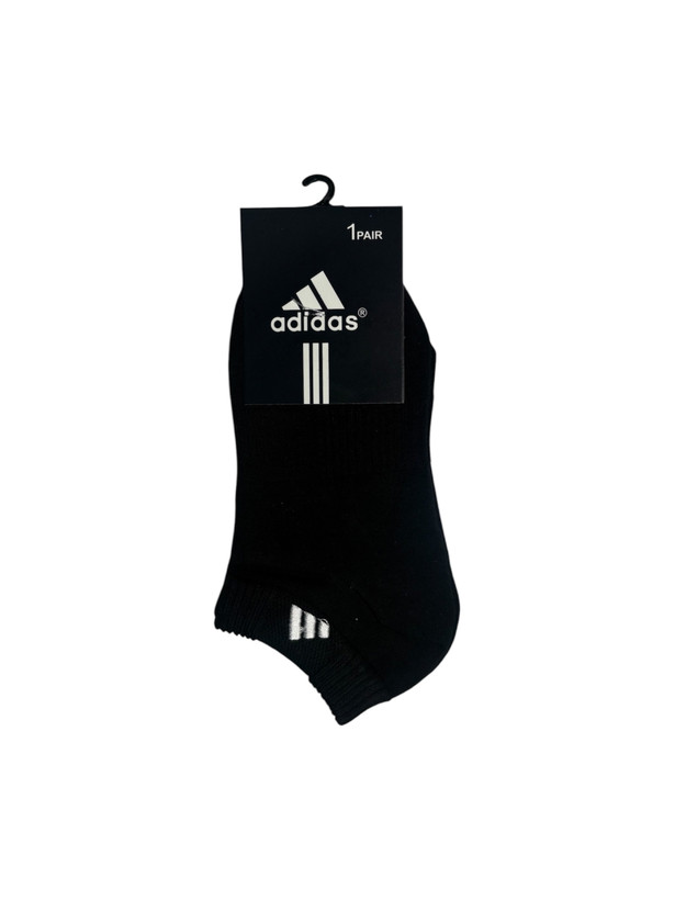 جوراب اسپرت نخ پنبه درجه یک مچی زنانه گلدوزی adidas