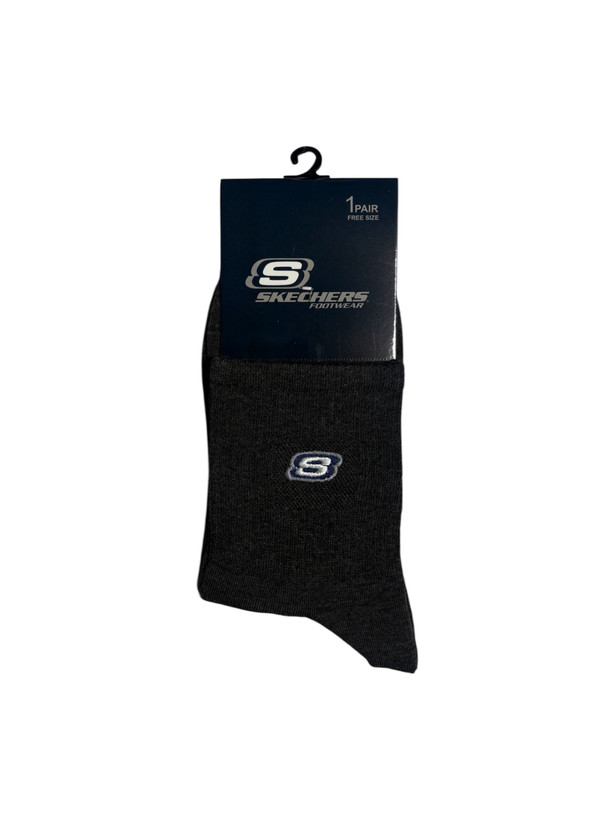 جوراب اسپرت نخ پنبه درجه یک نمیساق مردانه گلدوزی SKECHERS