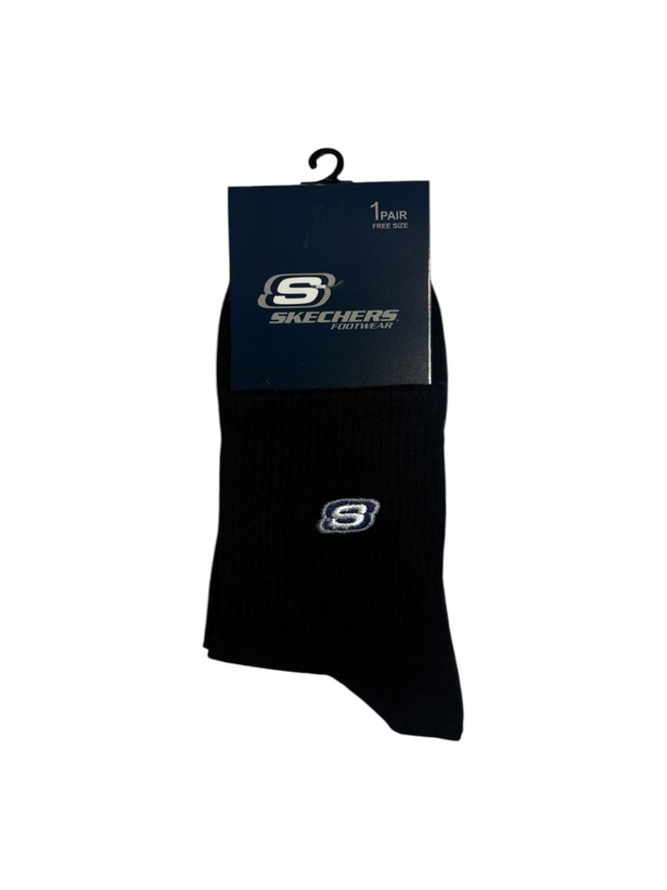 جوراب اسپرت نخ پنبه درجه یک نمیساق مردانه گلدوزی SKECHERS