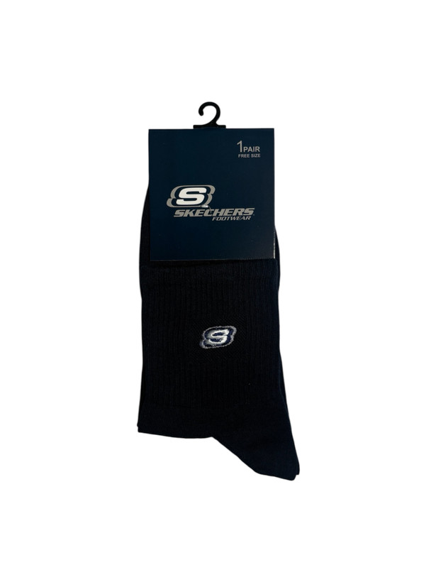 جوراب اسپرت نخ پنبه درجه یک نمیساق مردانه گلدوزی SKECHERS