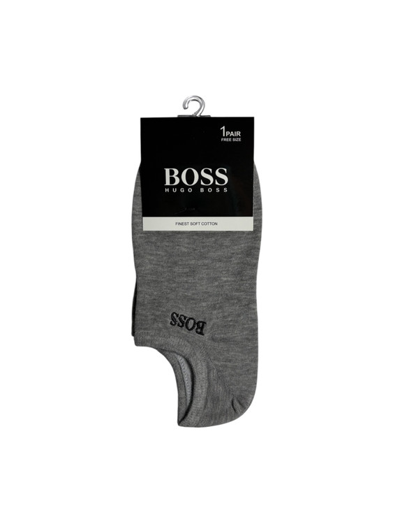 جوراب اسپرت نخ پنبه درجه یک زیرقوزکی مردانه گلدوزی BOSS