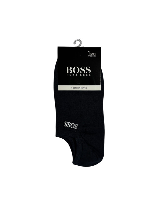 جوراب اسپرت نخ پنبه درجه یک زیرقوزکی مردانه گلدوزی BOSS