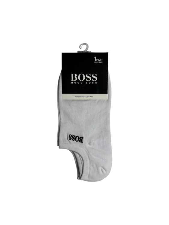 جوراب اسپرت نخ پنبه درجه یک زیرقوزکی مردانه گلدوزی BOSS