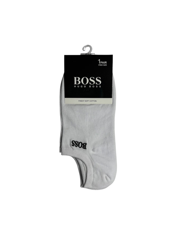 جوراب اسپرت نخ پنبه درجه یک زیرقوزکی مردانه گلدوزی BOSS