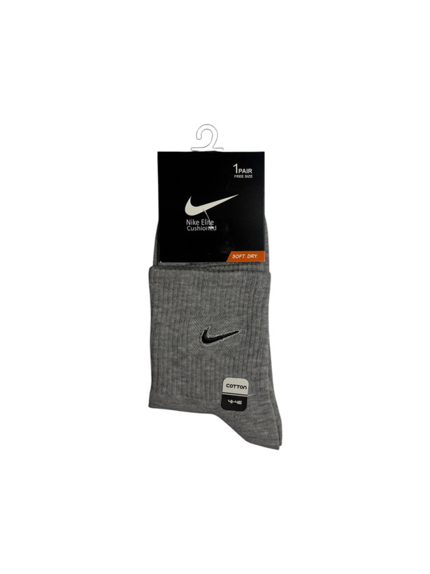 جوراب اسپرت نخ پنبه درجه یک نیمساق مردانه گلدوزی Nike