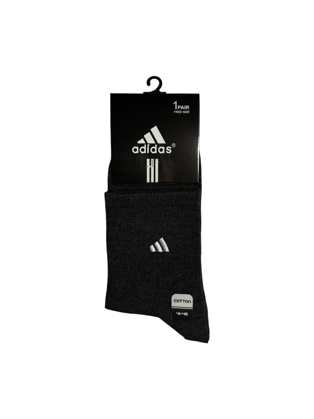 جوراب اسپرت نخ پنبه درجه یک نیمساق مردانه گلدوزی adidas