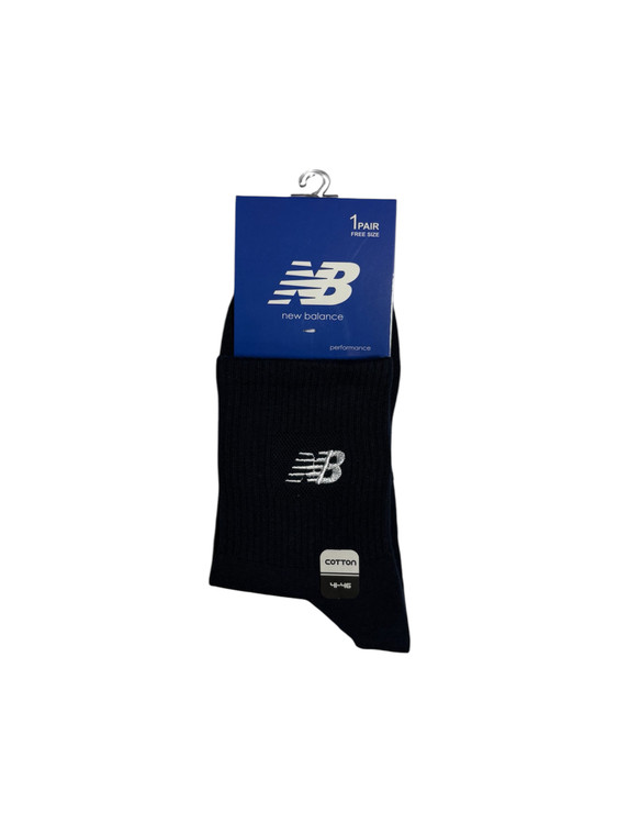 جوراب اسپرت نخ پنبه درجه یک نیمساق مردانه گلدوزی new balance