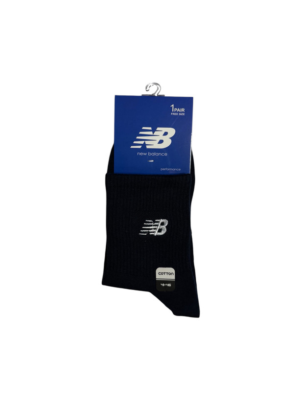 جوراب اسپرت نخ پنبه درجه یک نیمساق مردانه گلدوزی new balance