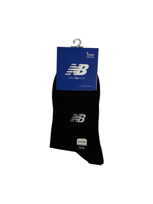 جوراب اسپرت نخ پنبه درجه یک نیمساق مردانه گلدوزی new balance