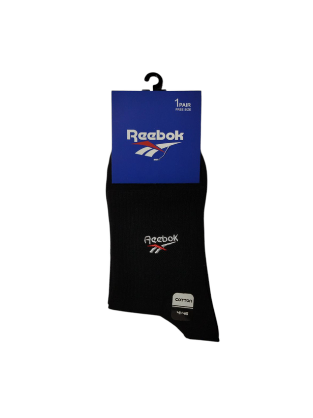 جوراب اسپرت نخ پنبه درجه یک نیمساق مردانه گلدوزی Reebok