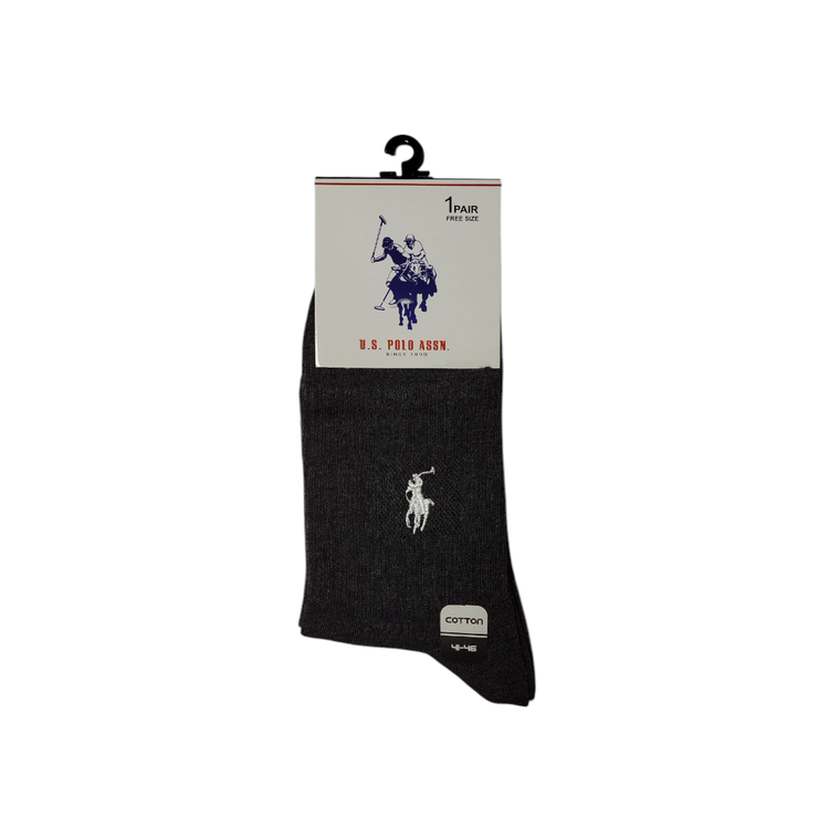 جوراب اسپرت نخ پنبه درجه یک نیمساق مردانه گلدوزی POLO