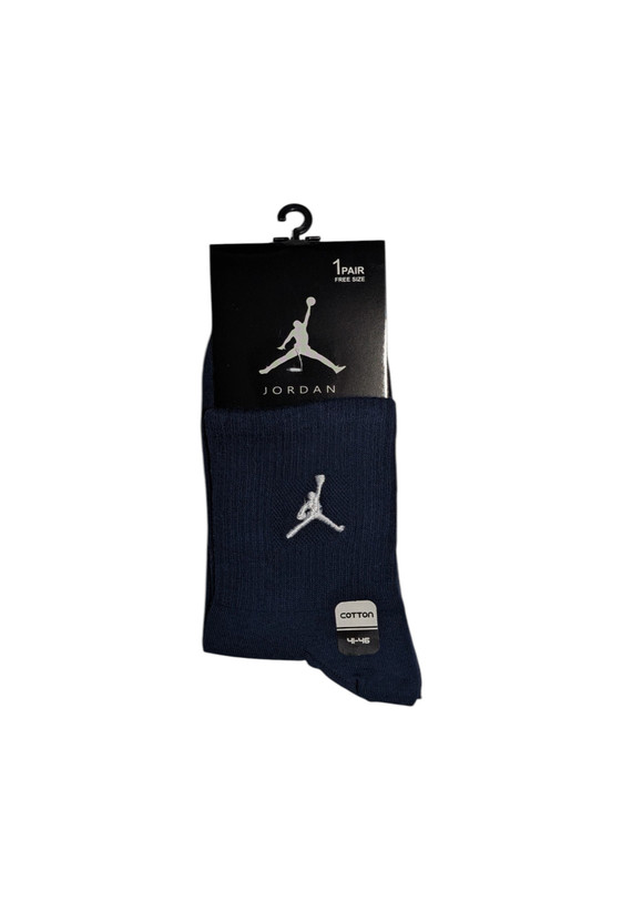 جوراب اسپرت نخ پنبه درجه یک نیمساق مردانه گلدوزی JORDAN