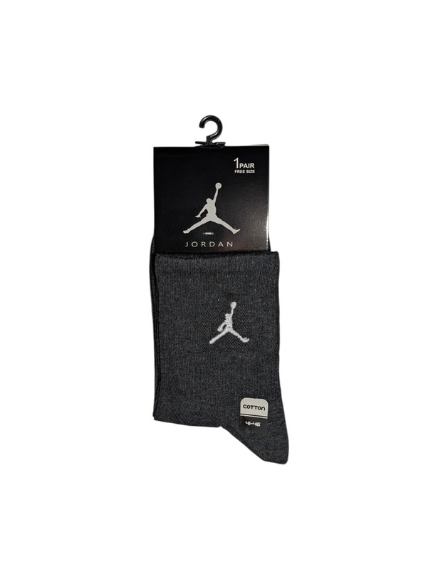 جوراب اسپرت نخ پنبه درجه یک نیمساق مردانه گلدوزی JORDAN