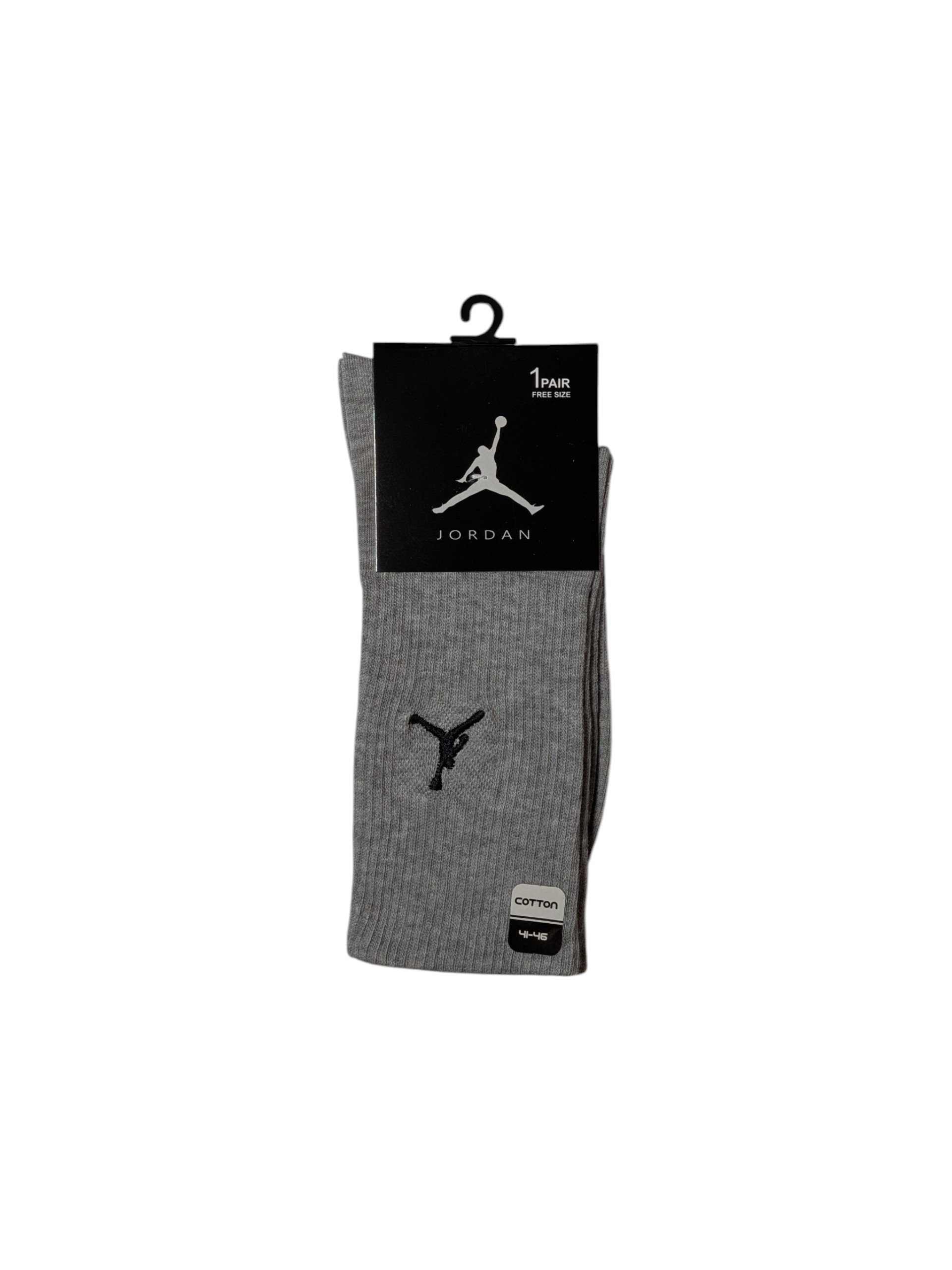 جوراب اسپرت نخ پنبه درجه یک ساقدار مردانه گلدوزی JORDAN