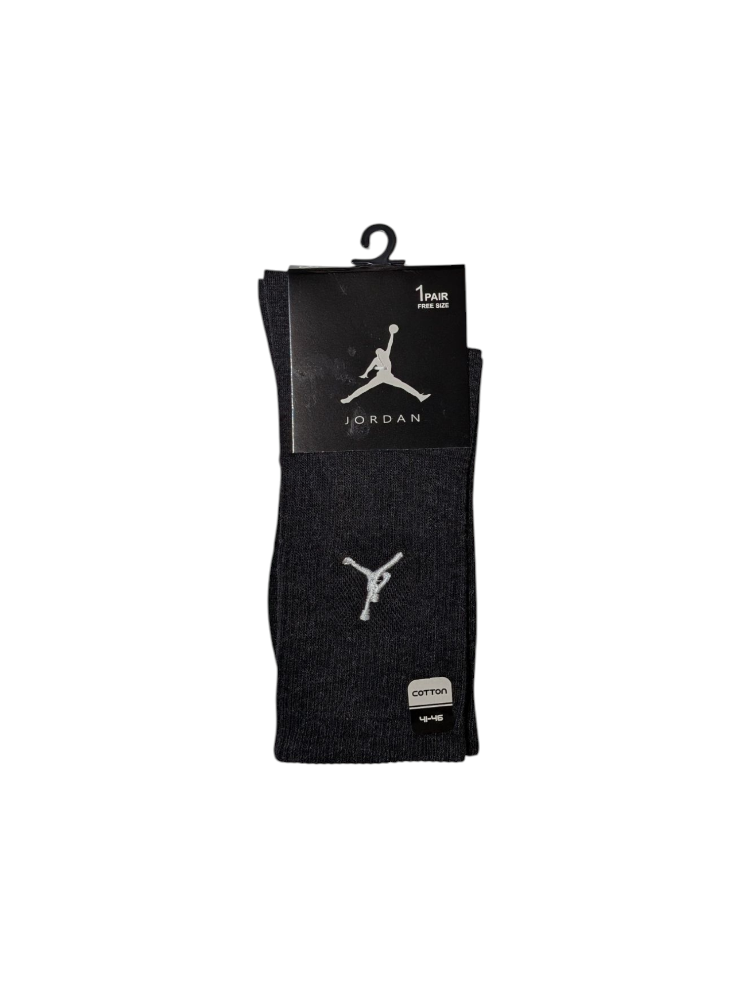 جوراب اسپرت نخ پنبه درجه یک ساقدار مردانه گلدوزی JORDAN