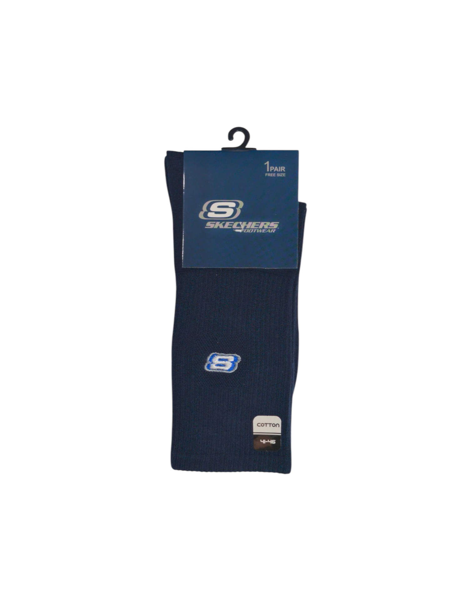 جوراب اسپرت نخ پنبه درجه یک ساقدار مردانه گلدوزی SKECHERS