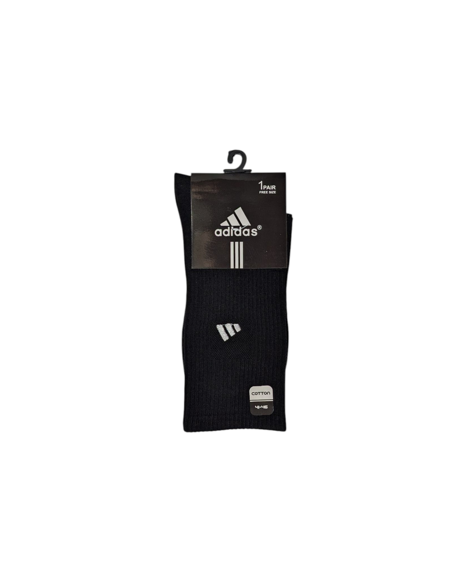 جوراب اسپرت نخ پنبه درجه یک ساقدار مردانه گلدوزی adidas