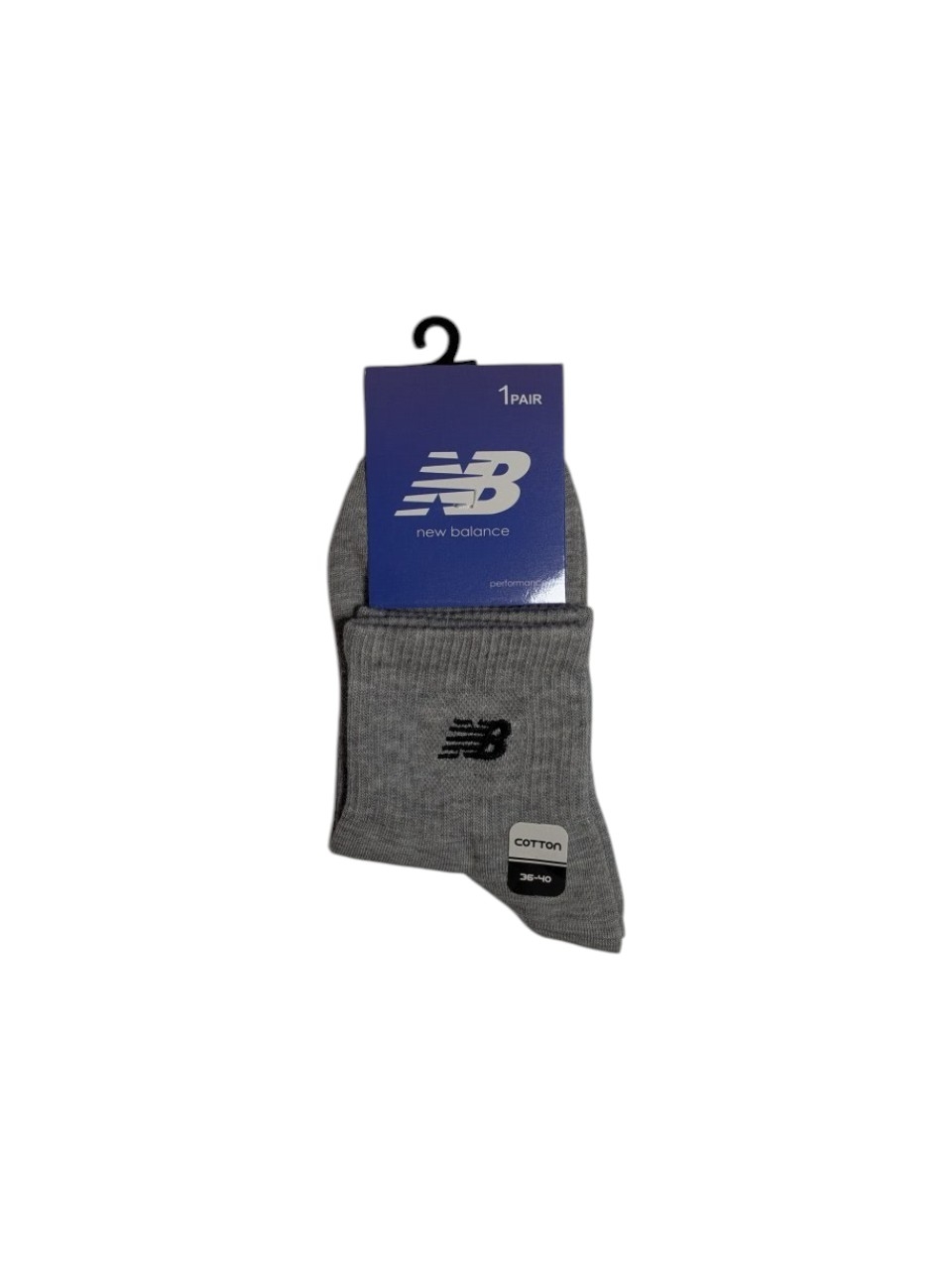 جوراب اسپرت نخ پنبه درجه یک نیمساق زنانه گلدوزی new balance